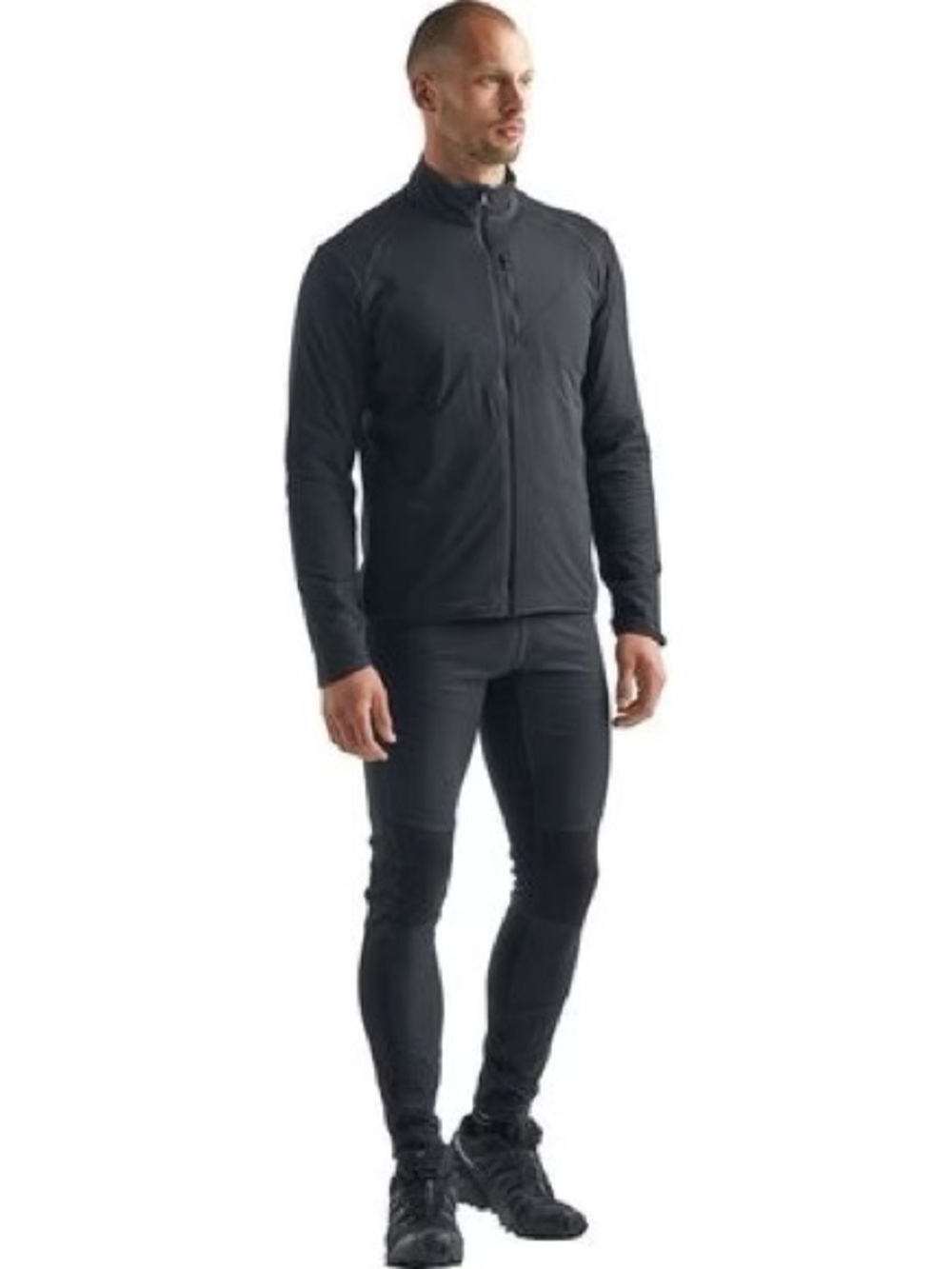 Icebreaker Cool-Lite Merino Tech Training Hybrid Leggings Men’s LG Black